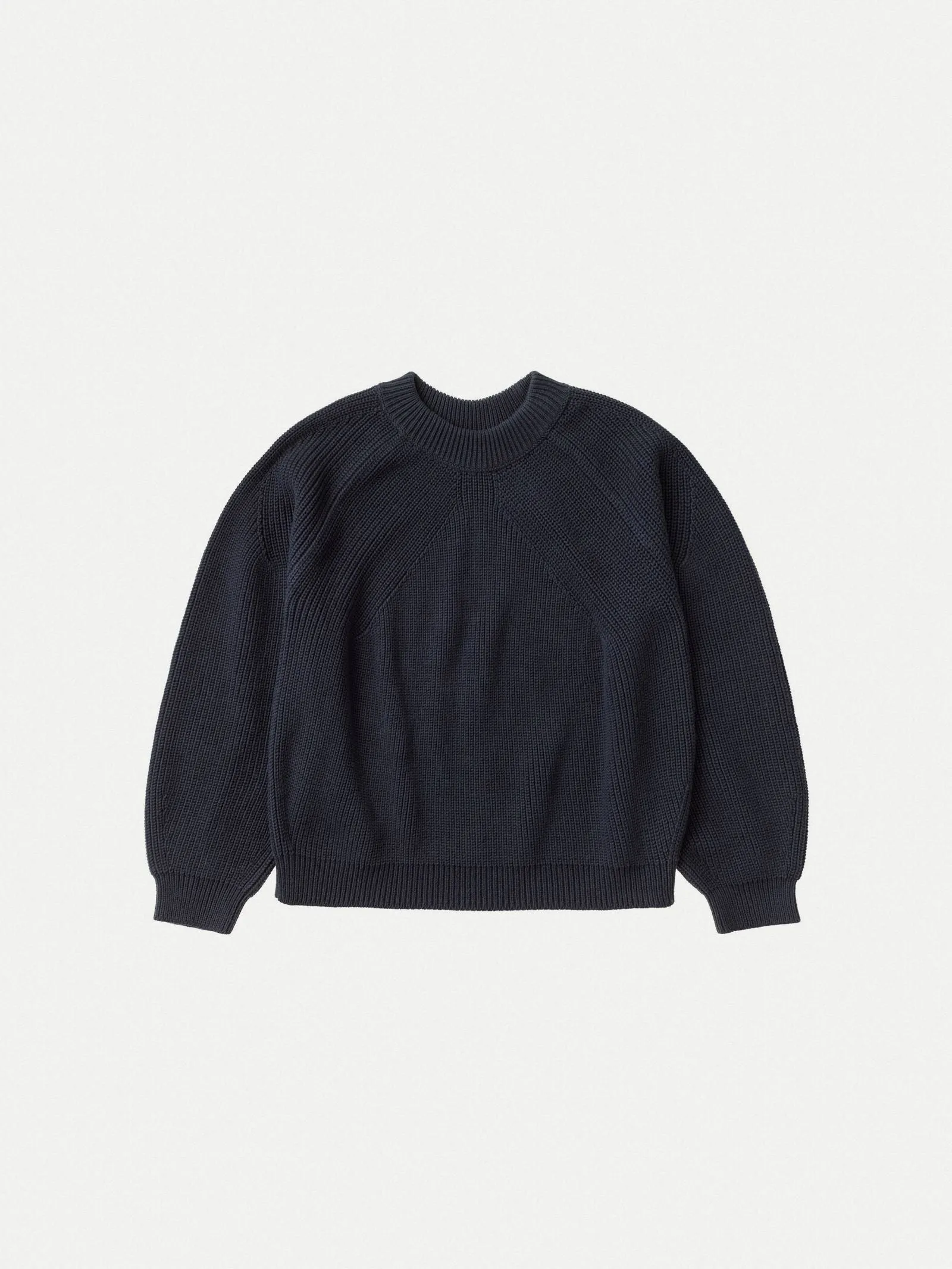 fia rib sweater in navy