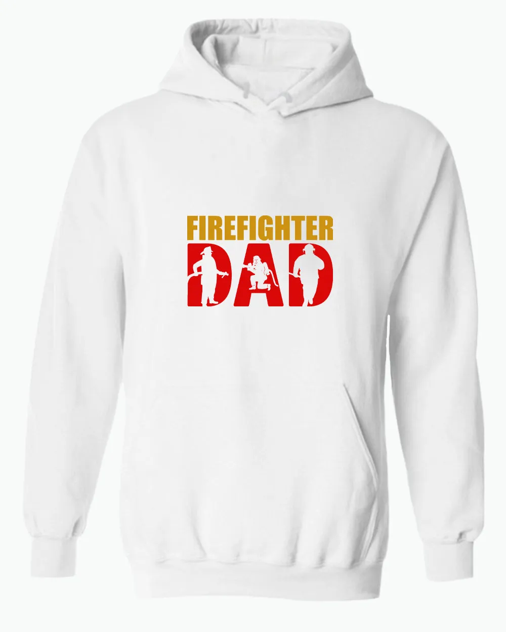 Firefighter dad hoodie, fireman hoodie