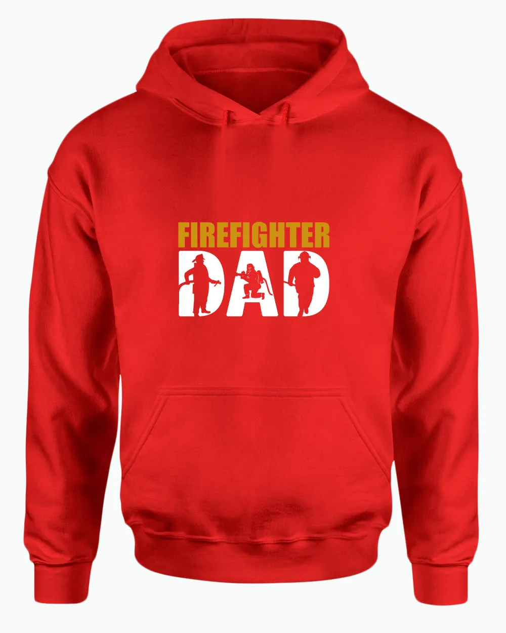 Firefighter dad hoodie, fireman hoodie