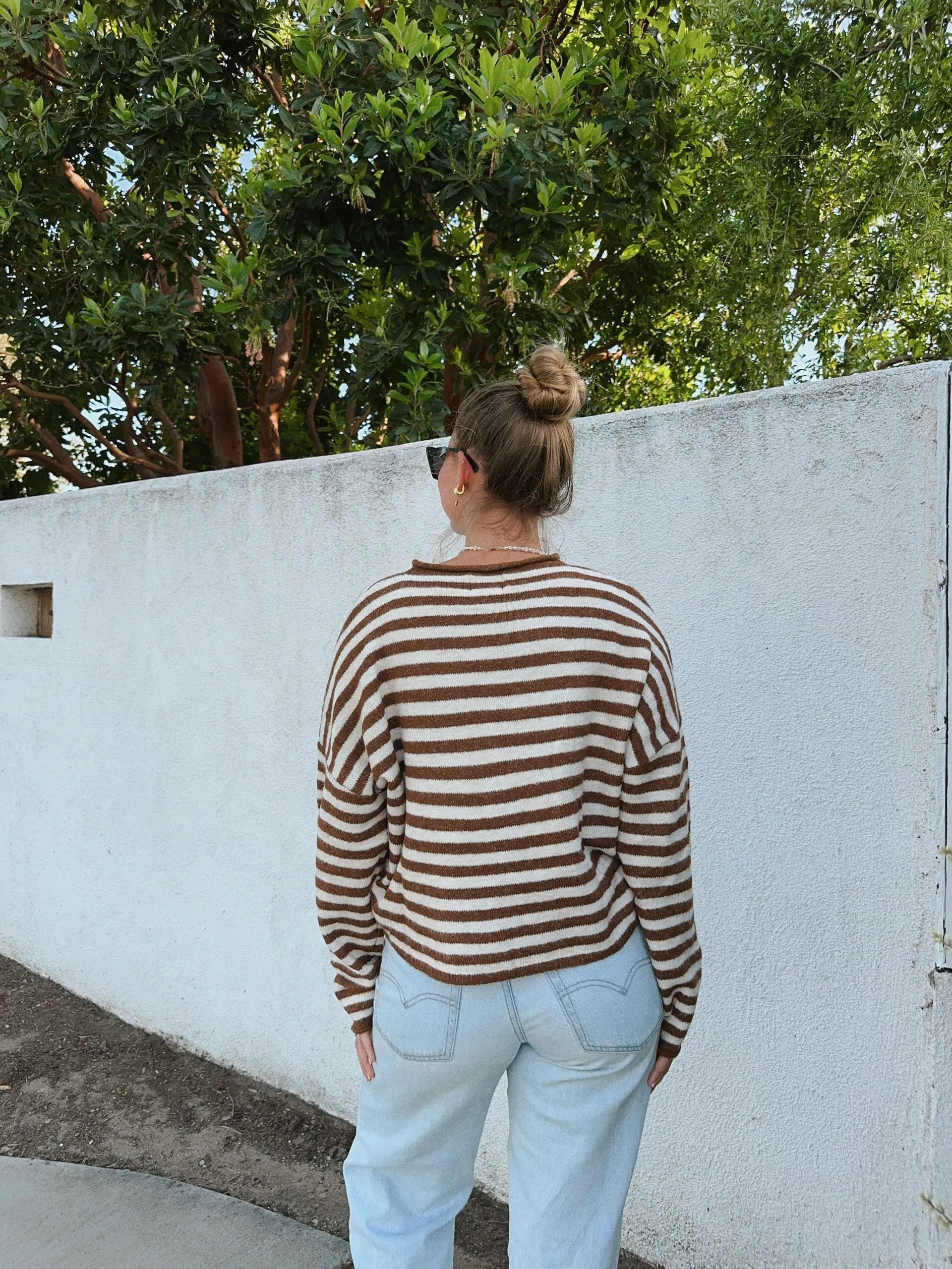 Firewood Sweater in Striped