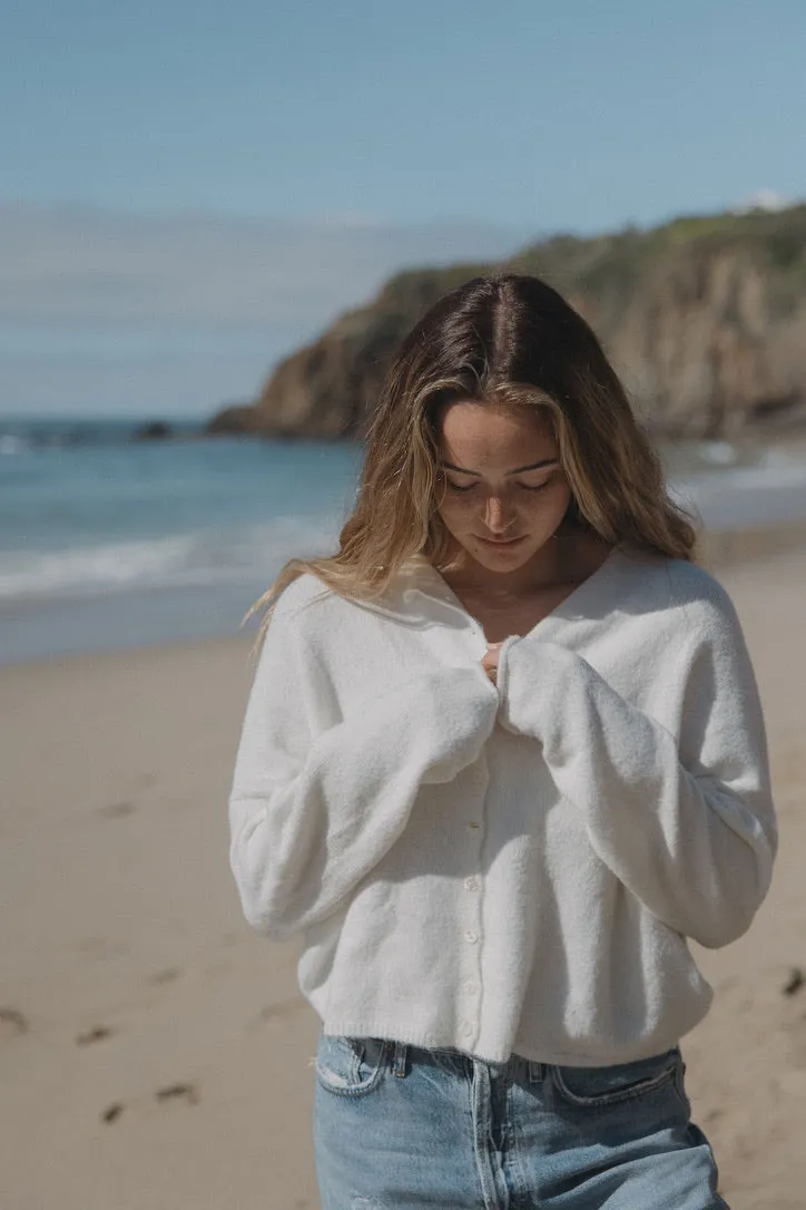 Firewood Sweater in White