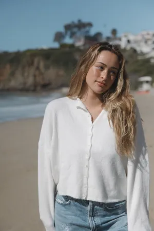 Firewood Sweater in White