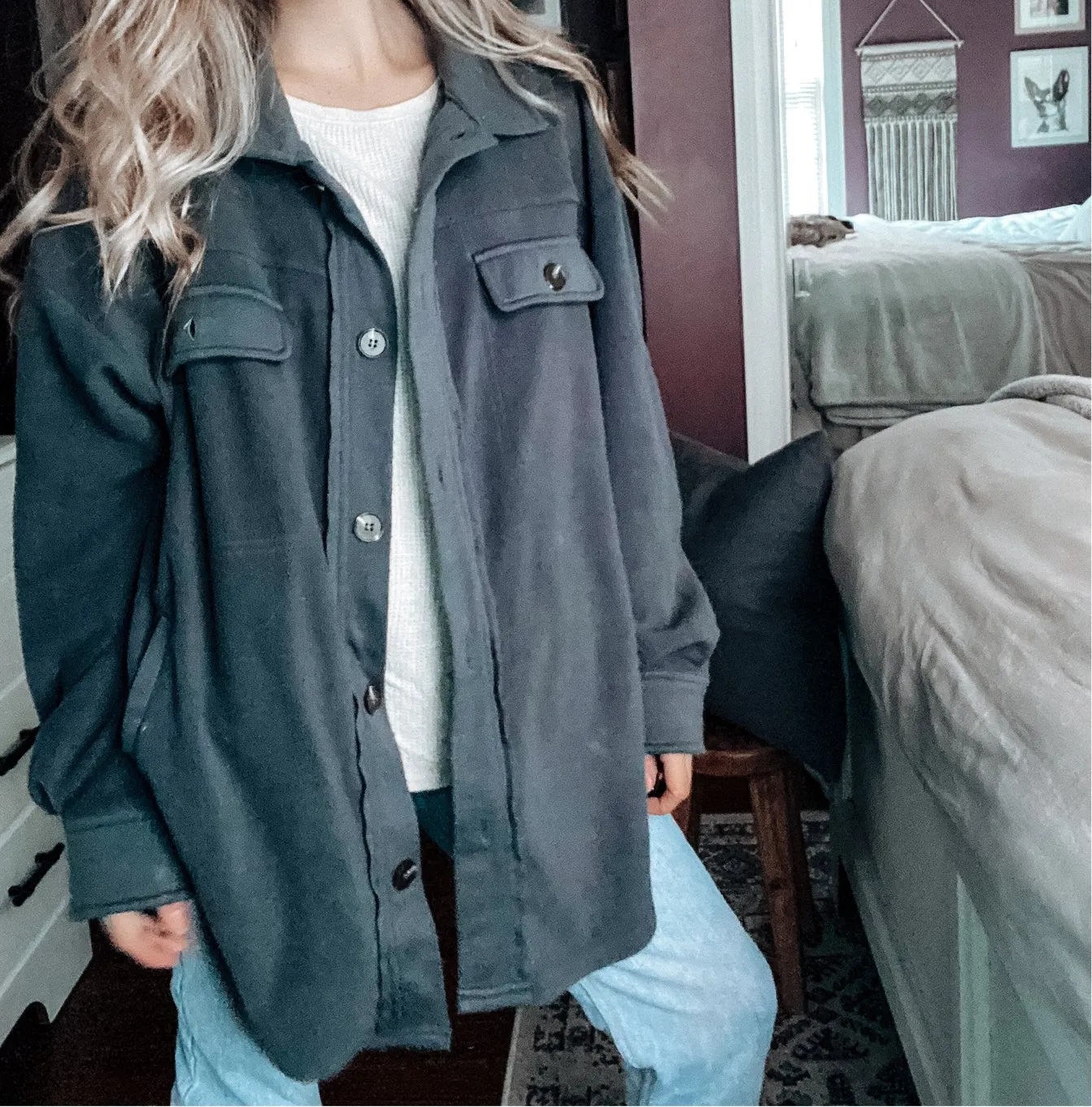 Fleece Shacket
