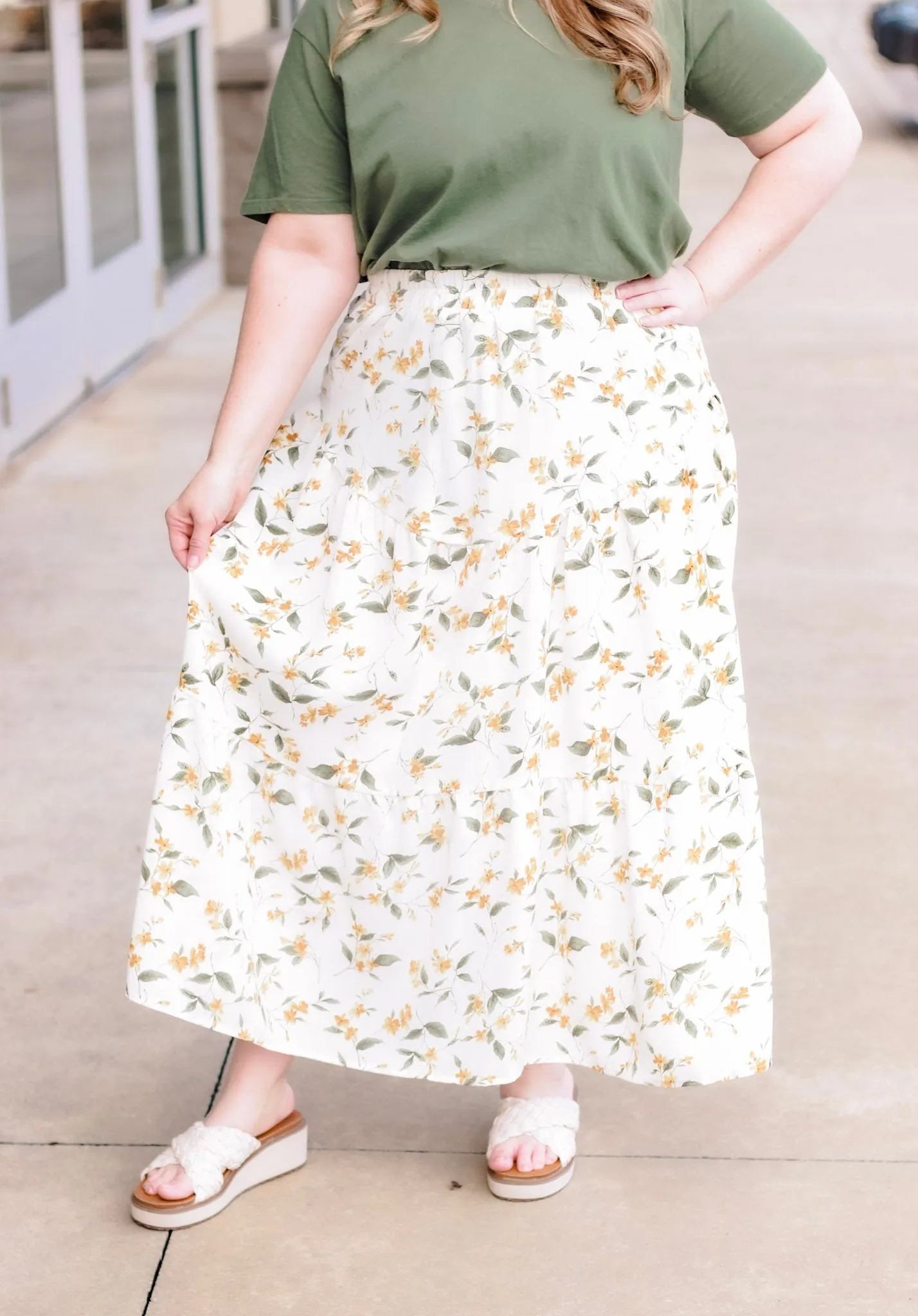 Floral Feeling Maxi Skirt