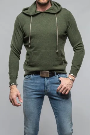 Florio II Cashmere Hoodie In Forest Green
