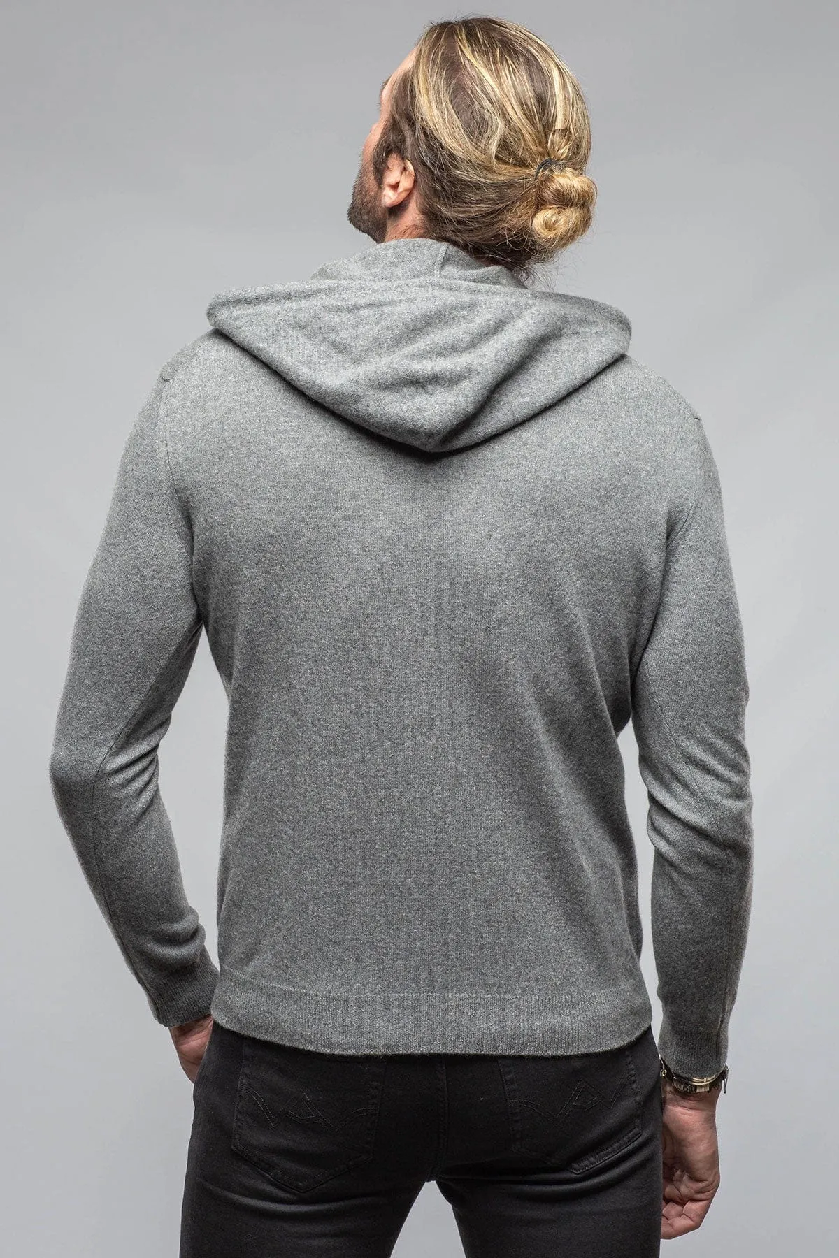 Florio II Cashmere Hoodie In Grey