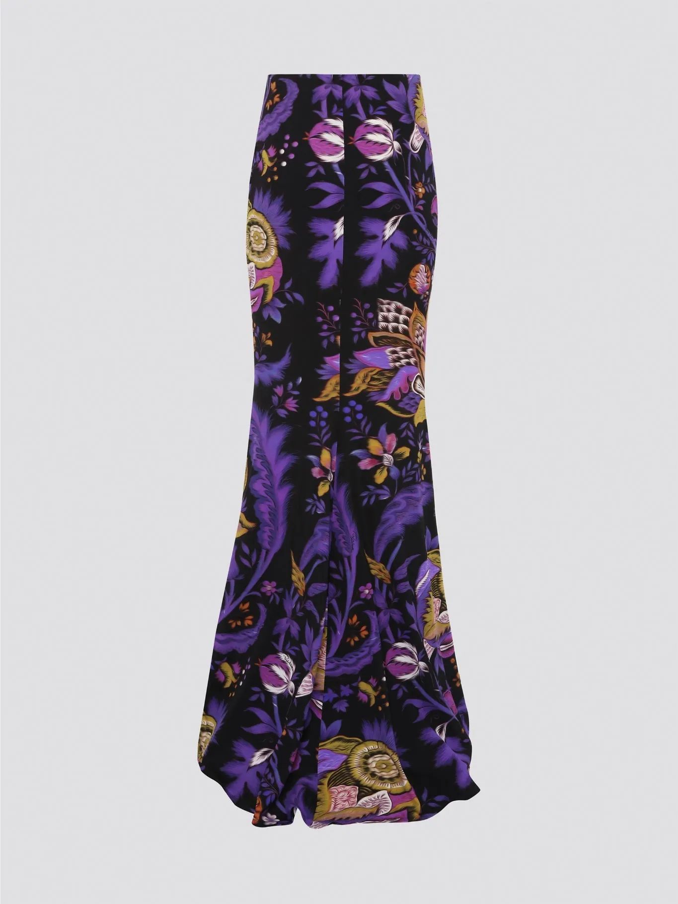 Foliage High-Low Maxi Skirt
