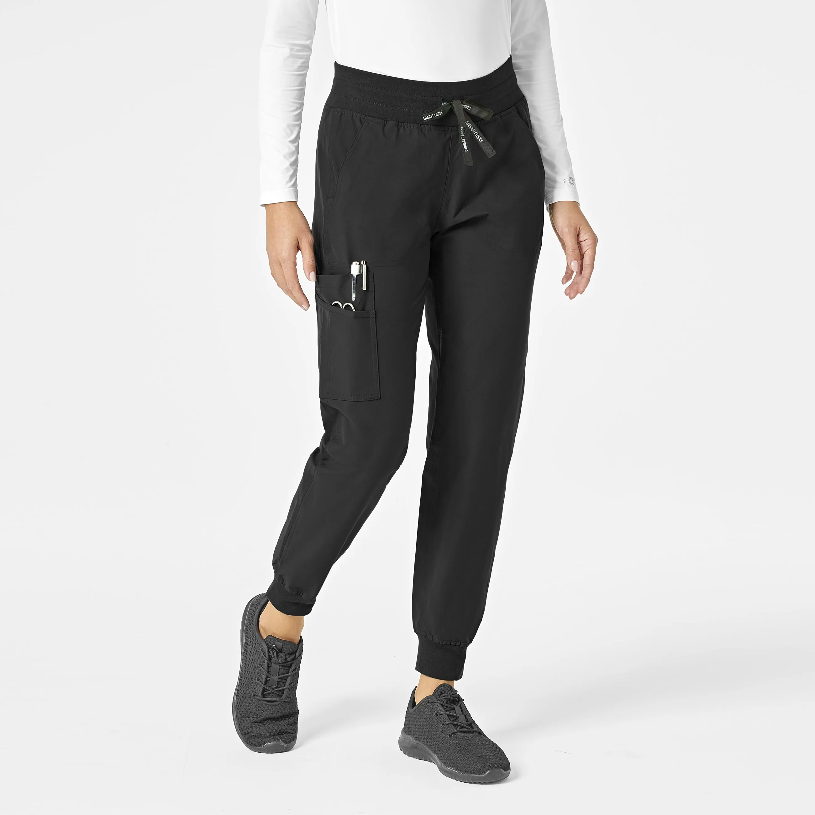Force Essentials C51113 Jogger Scrub Pants Black