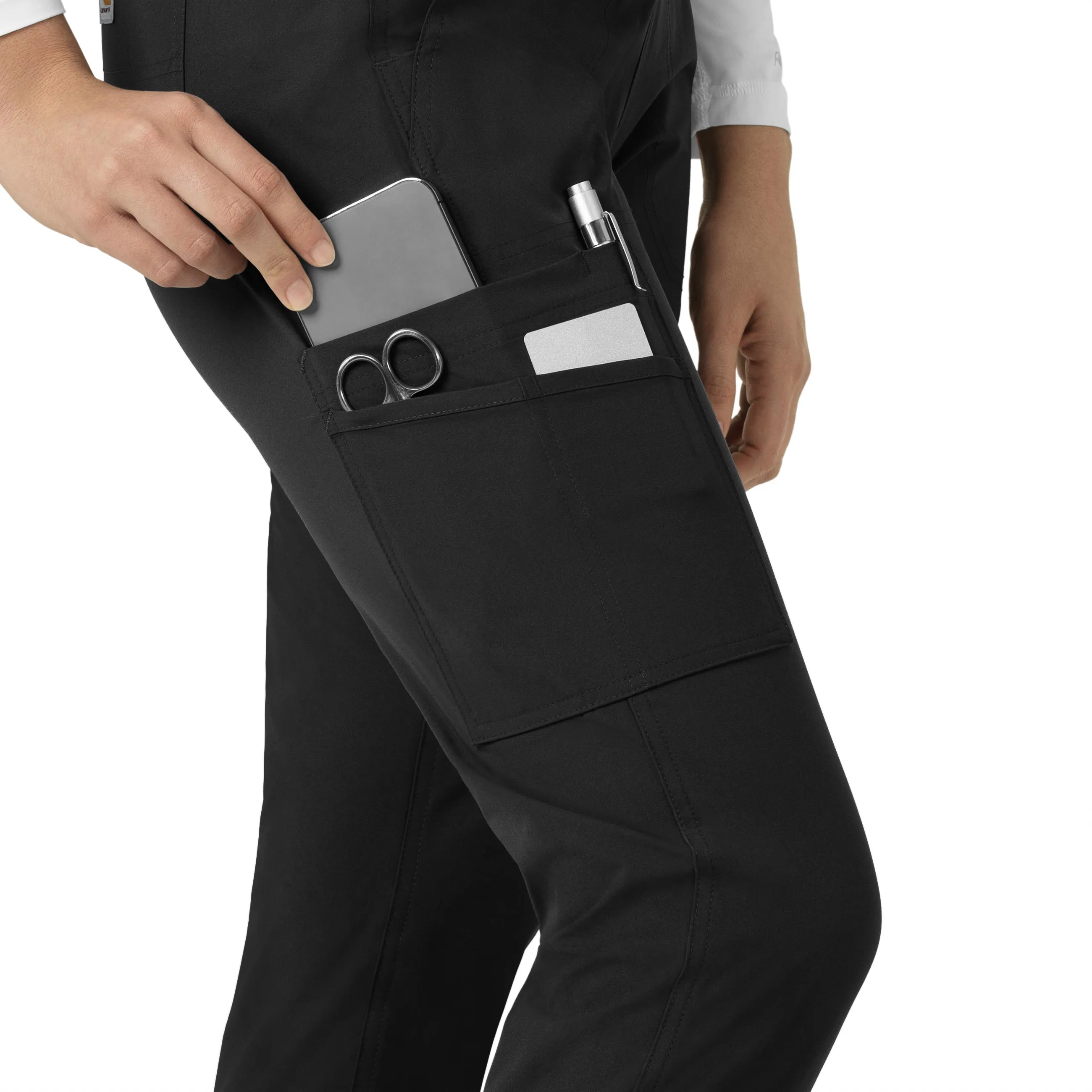 Force Essentials C51113 Jogger Scrub Pants Black