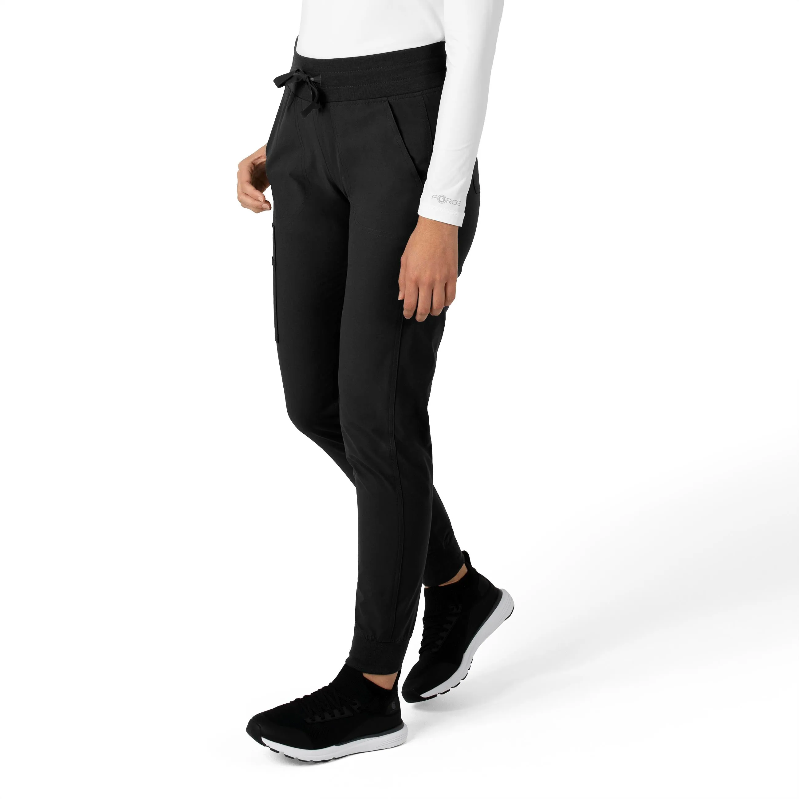 Force Essentials C51113 Jogger Scrub Pants Black