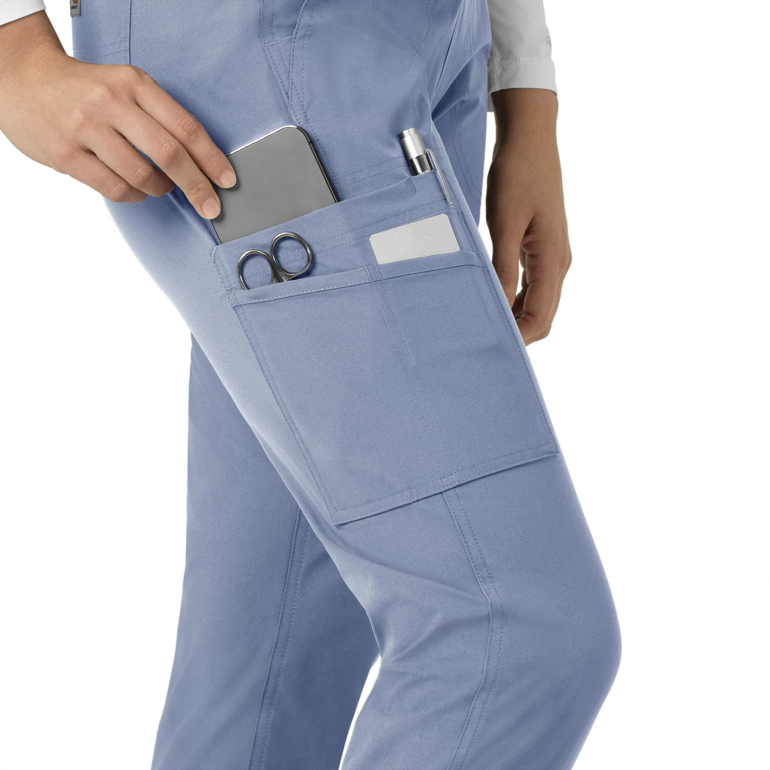 Force Essentials C51113 Jogger Scrub Pants Ceil Blue