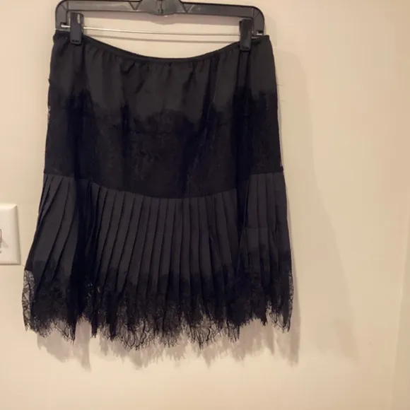 Fp bella black slip skirt Large EUC