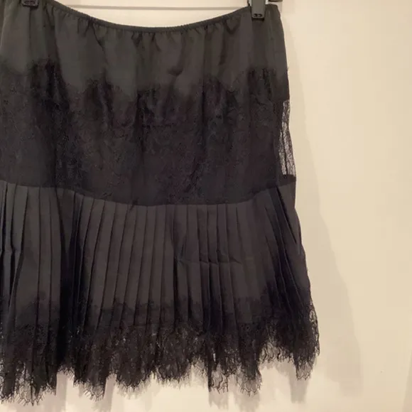 Fp bella black slip skirt Large EUC