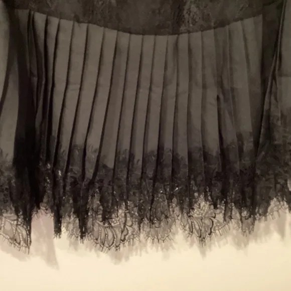 Fp bella black slip skirt Large EUC