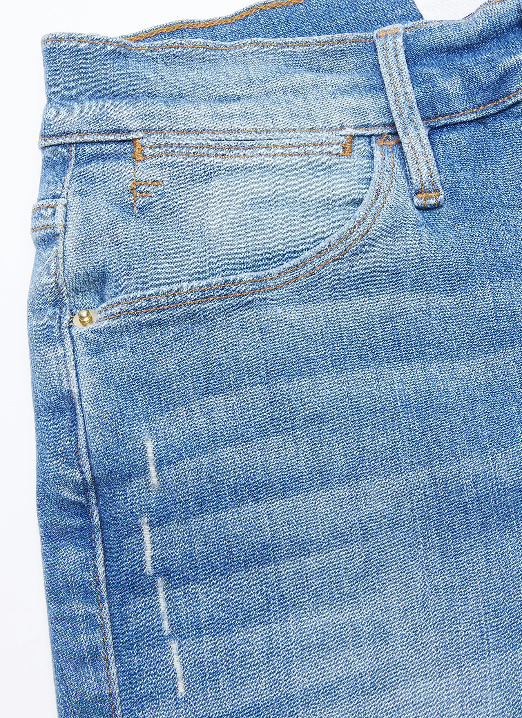 FRAME DENIM 'LE HIGH SKINNY' RAW EDGE DISTRESS JEANS, SZ 30! RETAILS $230 US 