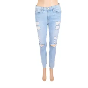 Frame Denim Le Skinny de Jeanne Distressed Jeans Pants