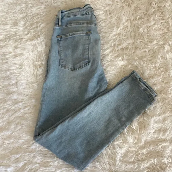 FRAME Le Skinny Jeanne Crop Jeans Sz 27