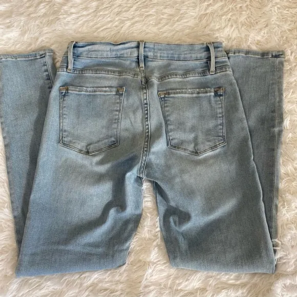 FRAME Le Skinny Jeanne Crop Jeans Sz 27