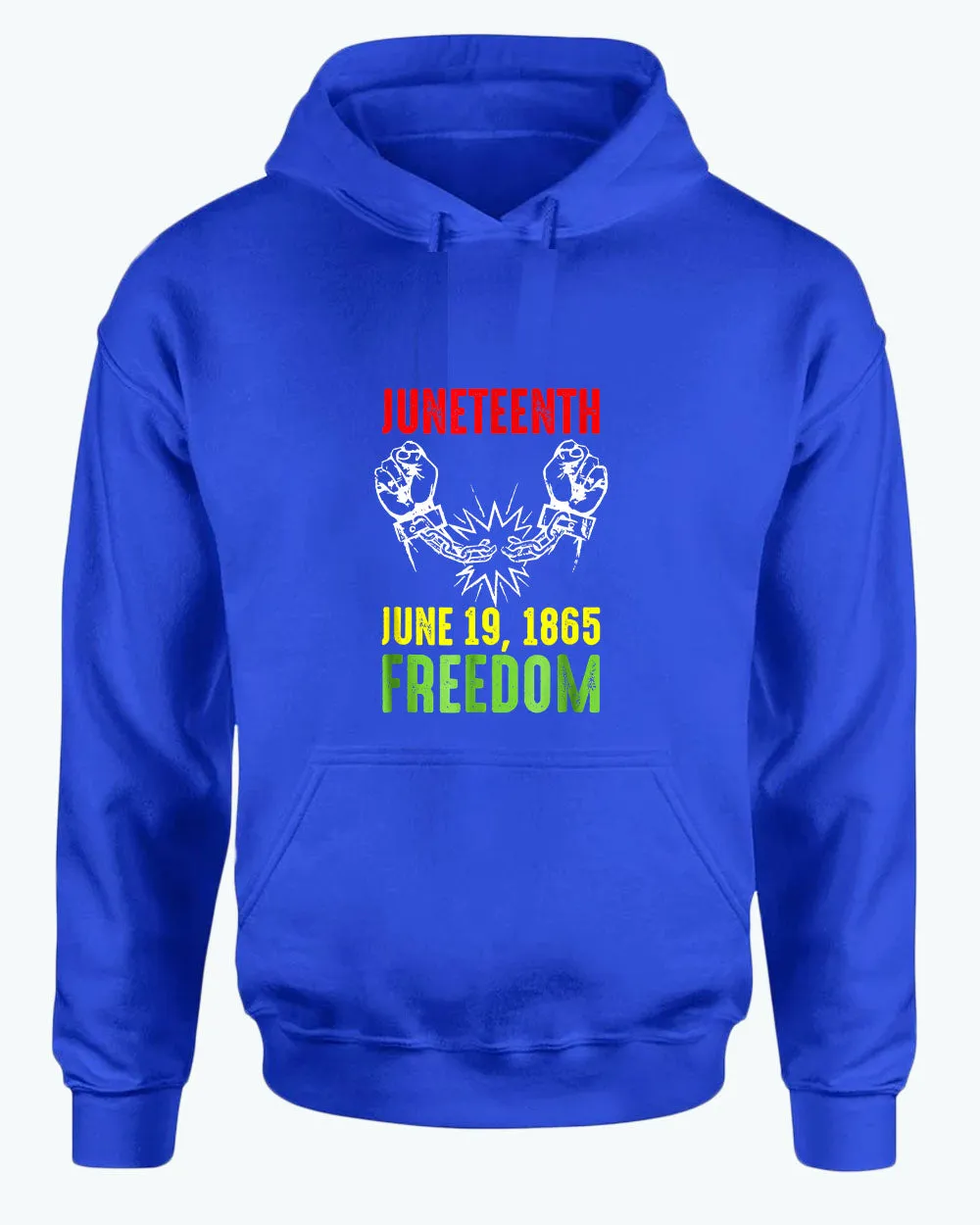 Freedom hoodies broken chain june 19 1865 hoodie
