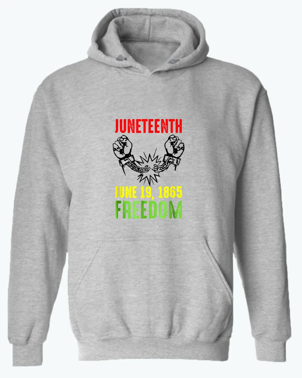 Freedom hoodies broken chain june 19 1865 hoodie