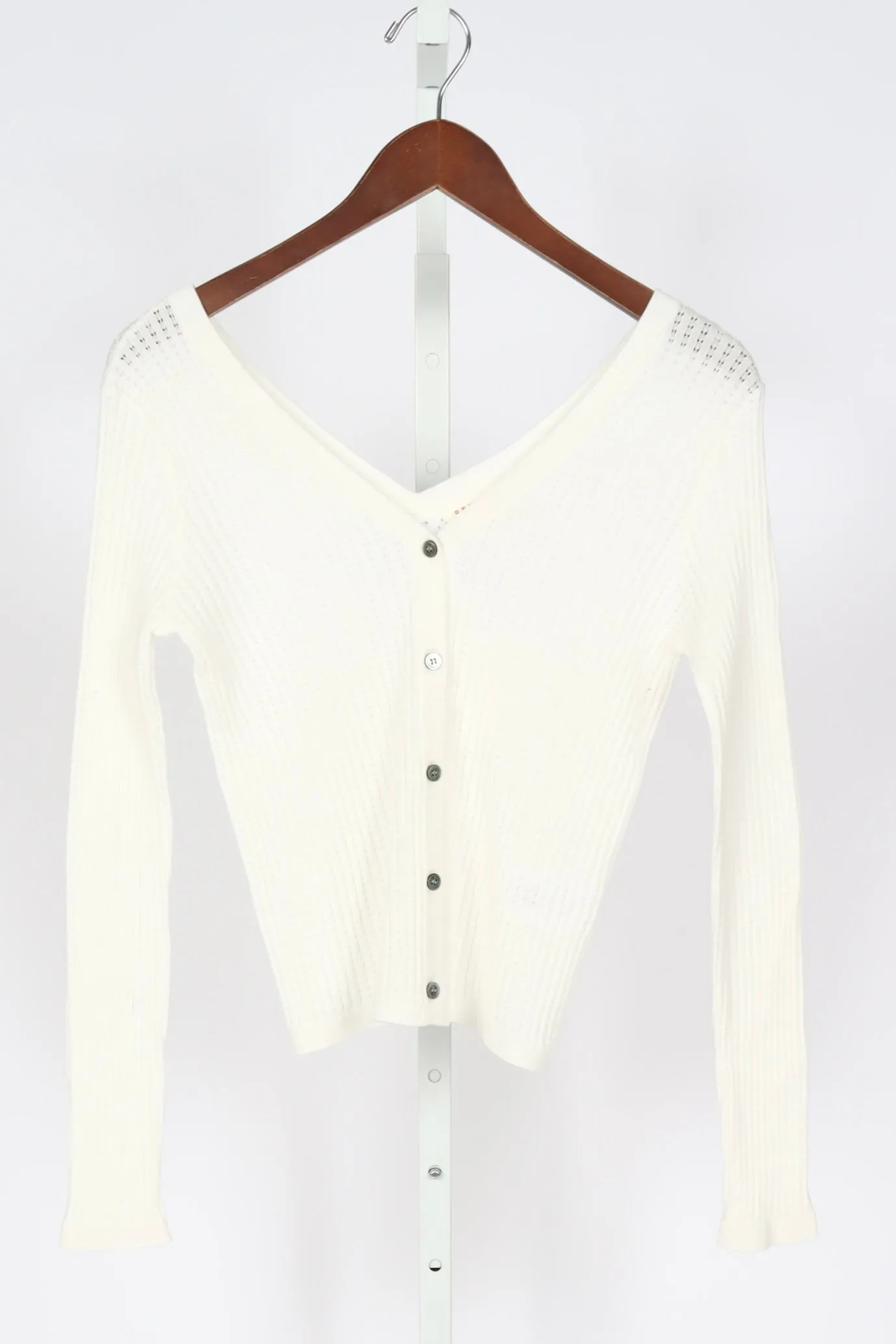 Frida Cotton Cardigan - Off-White