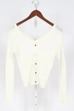 Frida Cotton Cardigan - Off-White