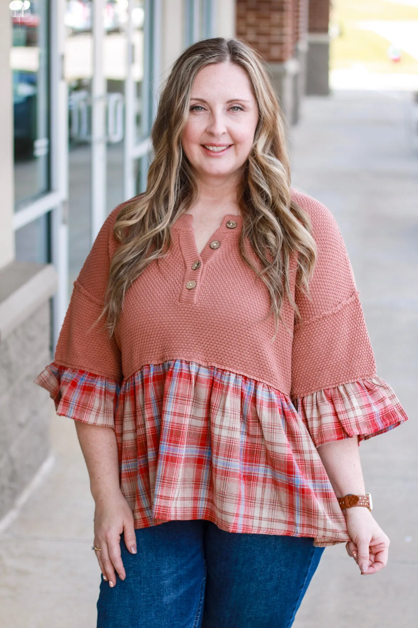 Friends of Fall Peplum Top