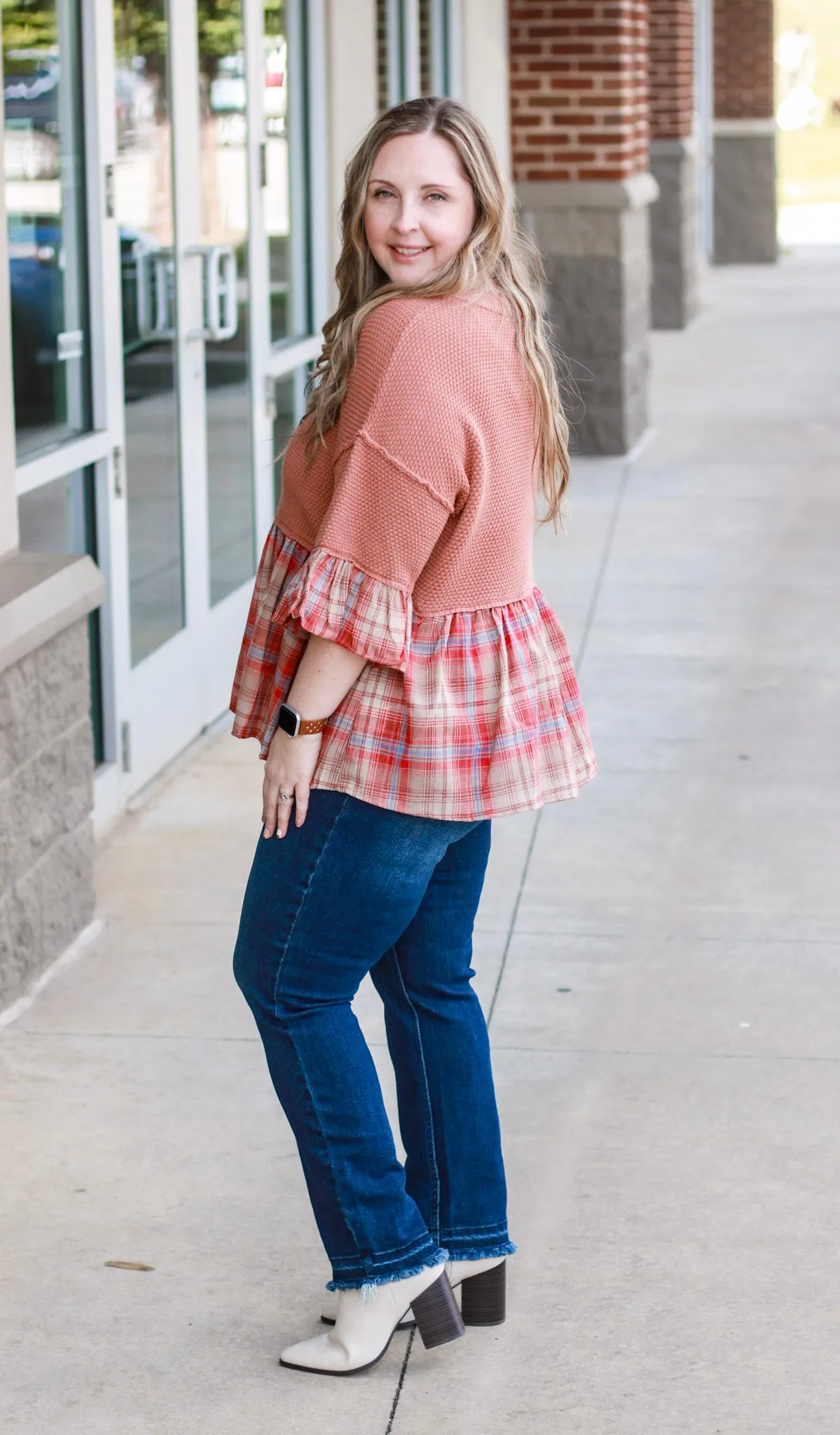 Friends of Fall Peplum Top