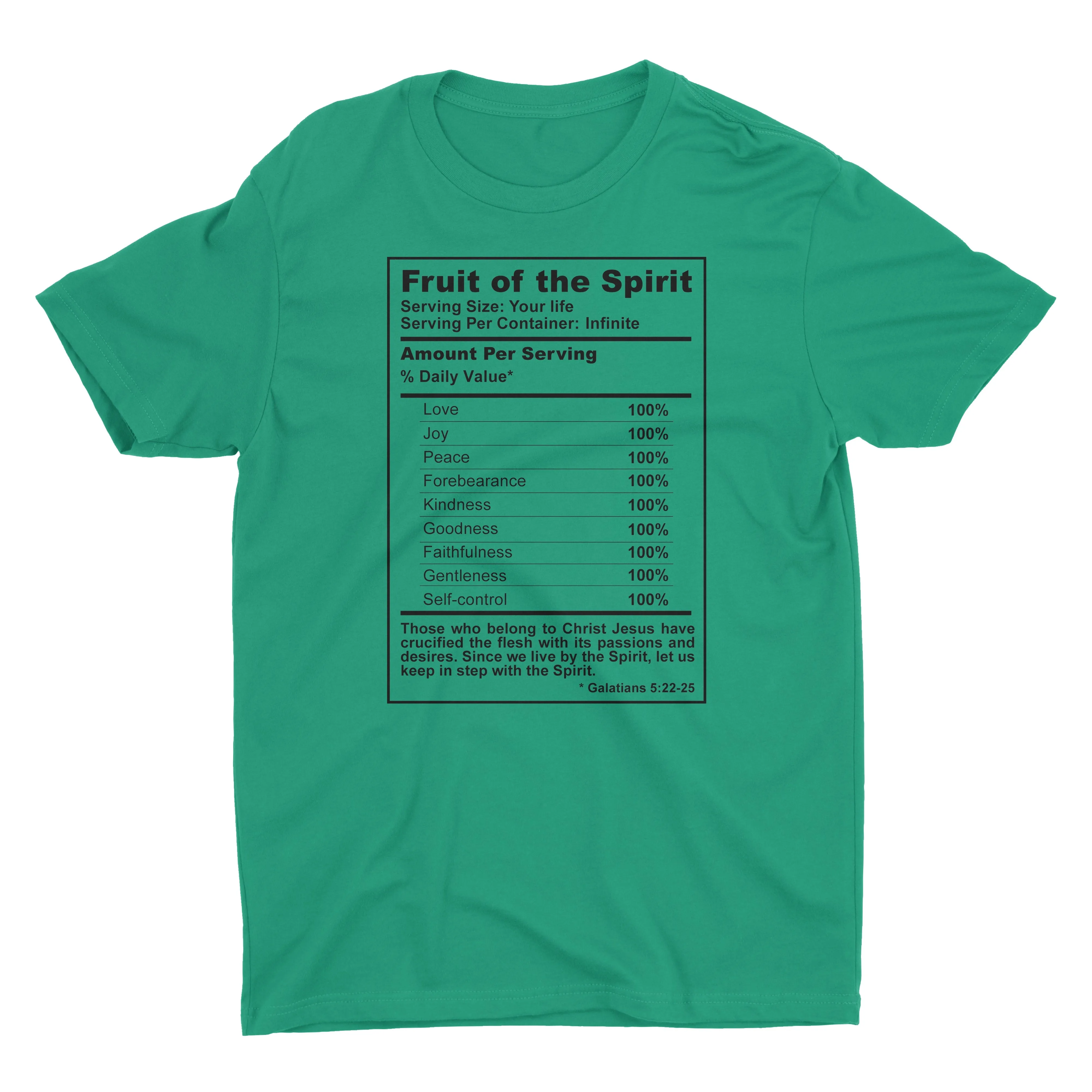Fruit of the Spirit T Shirt for Men - Christian Tee