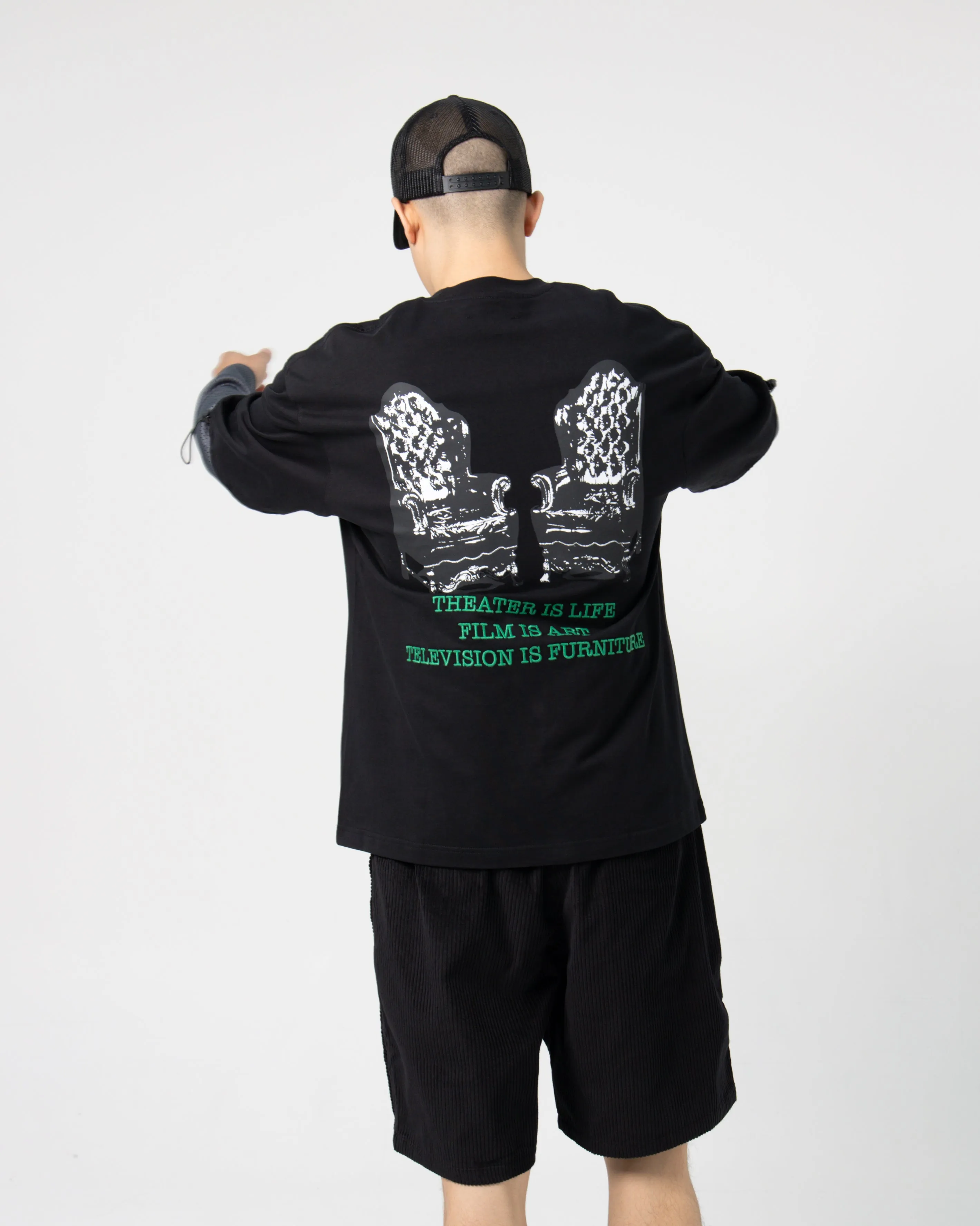 Furniture LS Tee | Black