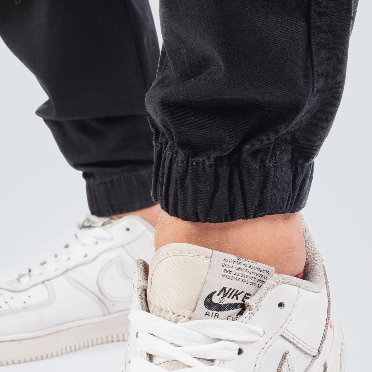 Gabardine Jogger . Black