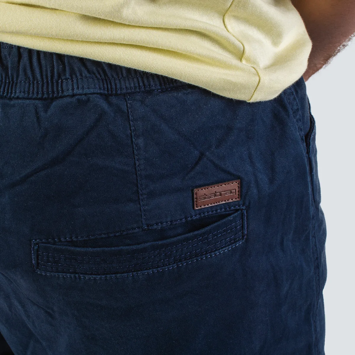 Gabardine Jogger . Navy