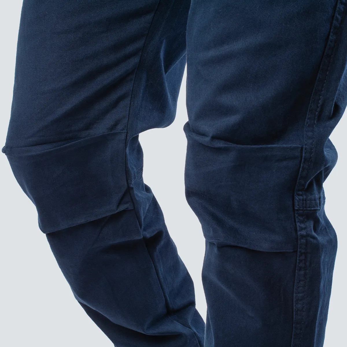 Gabardine Jogger . Navy