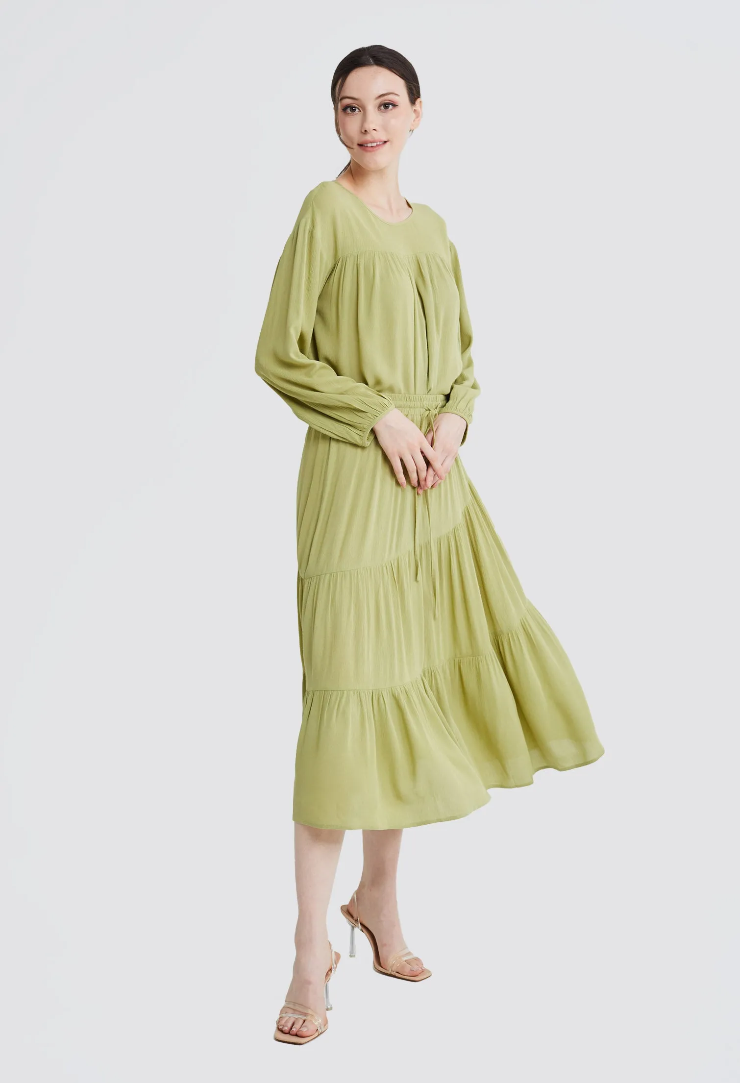 Gathered Layered Gypsy Skirt