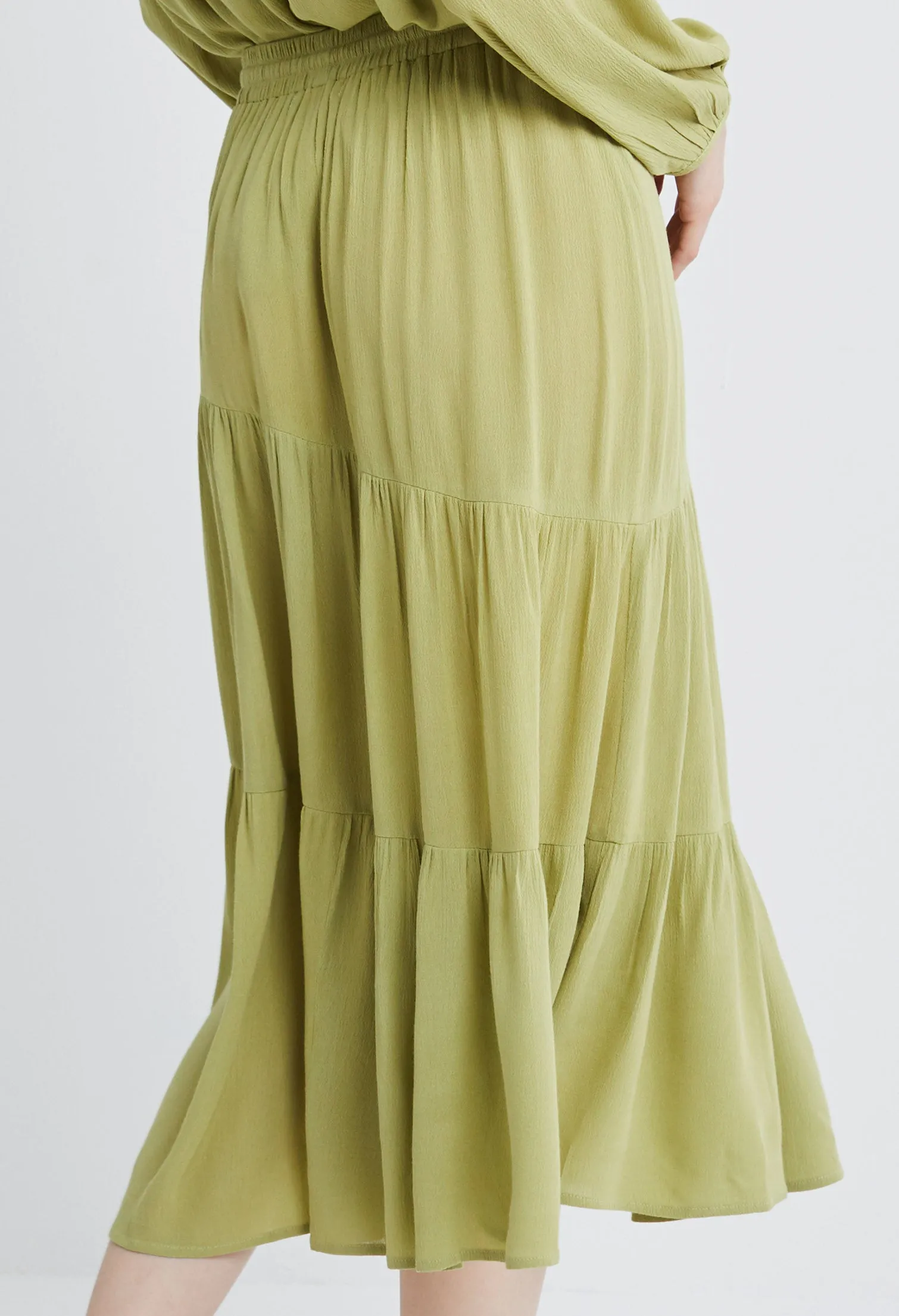 Gathered Layered Gypsy Skirt