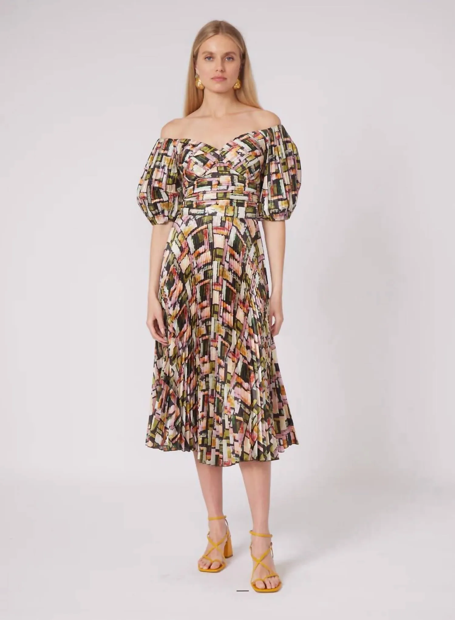 Gilner Farrar - Braylen Pleated Midi Skirt