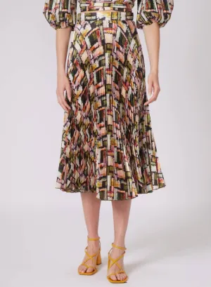 Gilner Farrar - Braylen Pleated Midi Skirt