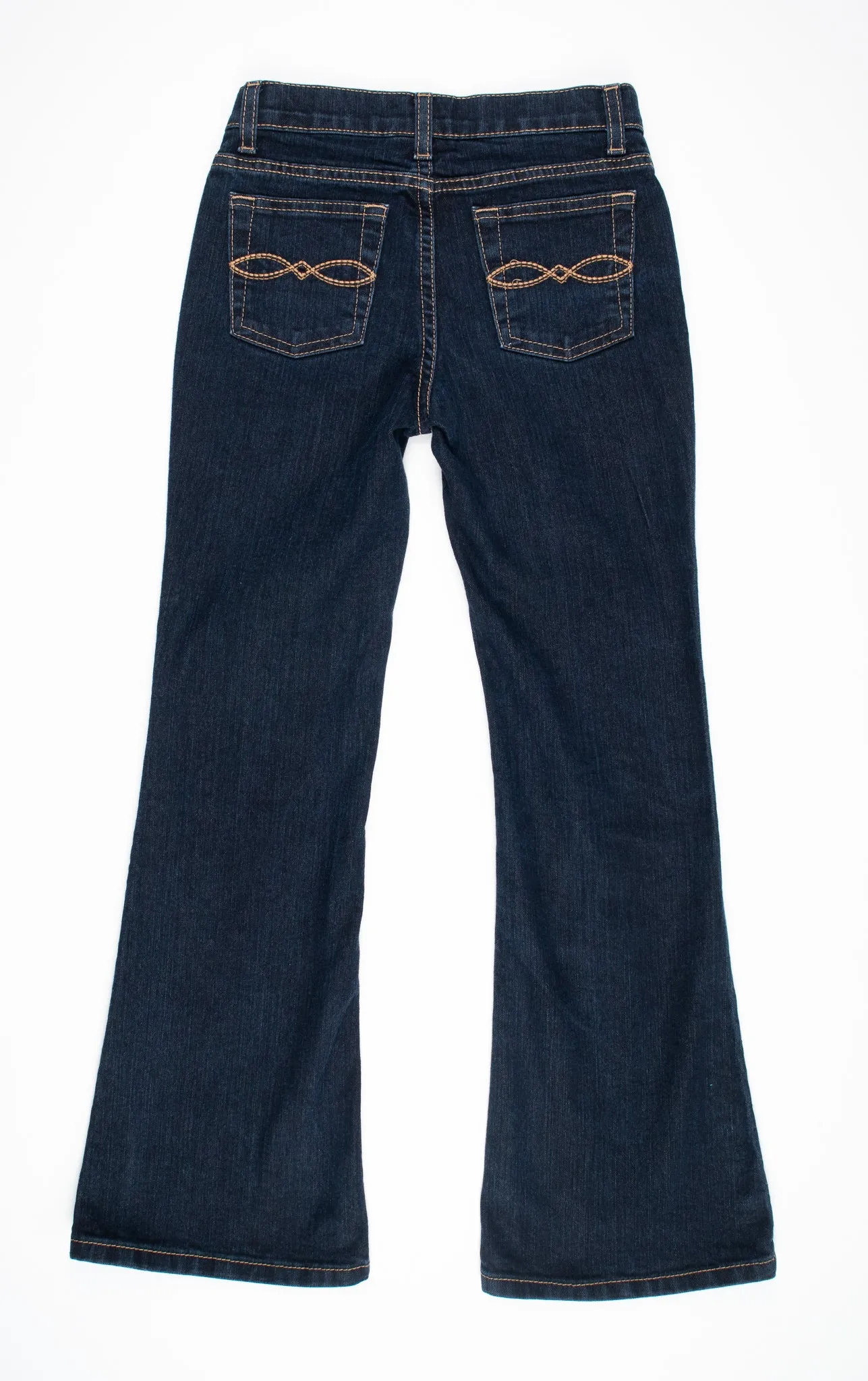 GIRL SIZE 10 YEARS - FADED GLORY, Slim Fit, Flarred Jeans EUC B55
