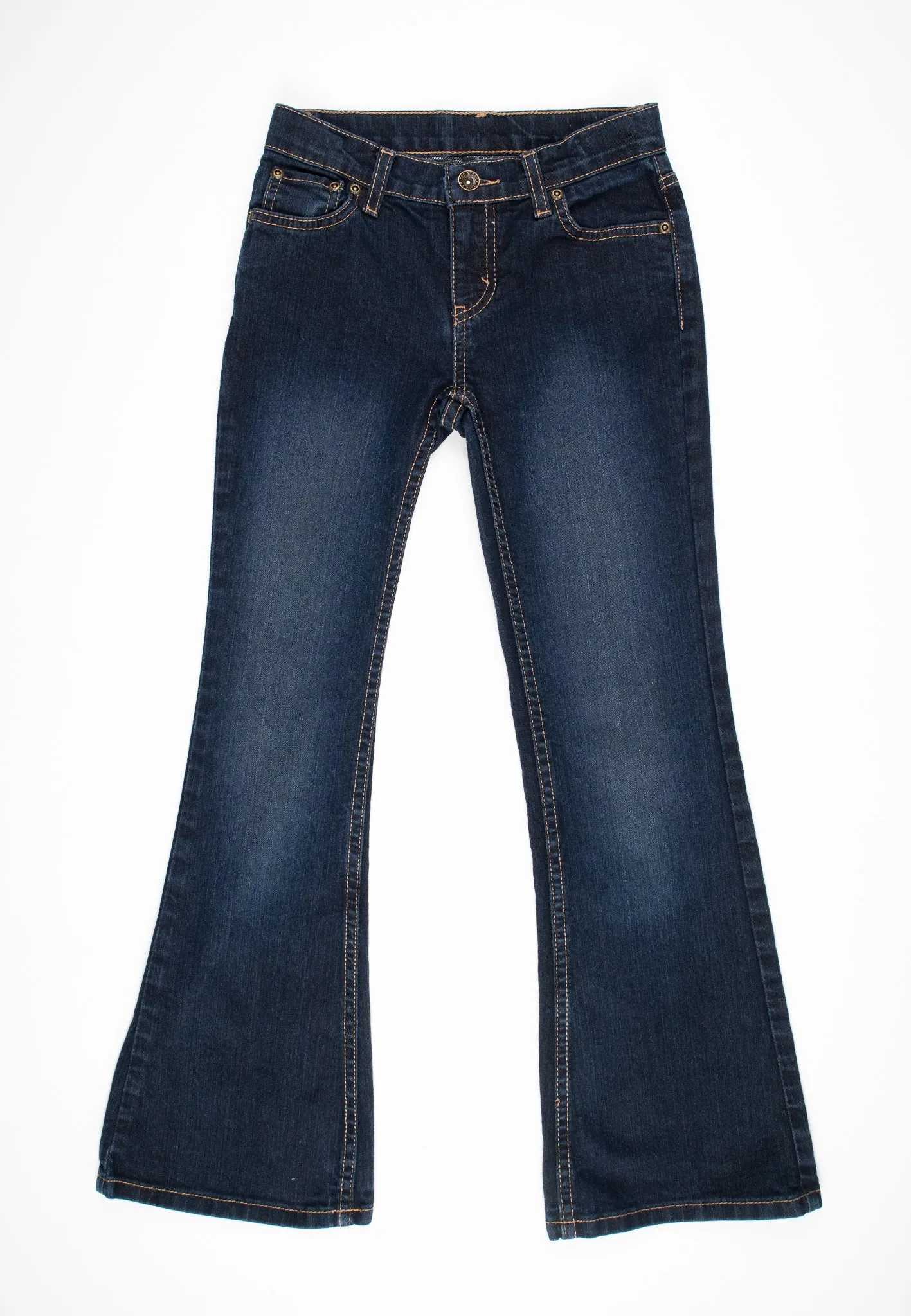 GIRL SIZE 10 YEARS - FADED GLORY, Slim Fit, Flarred Jeans EUC B55