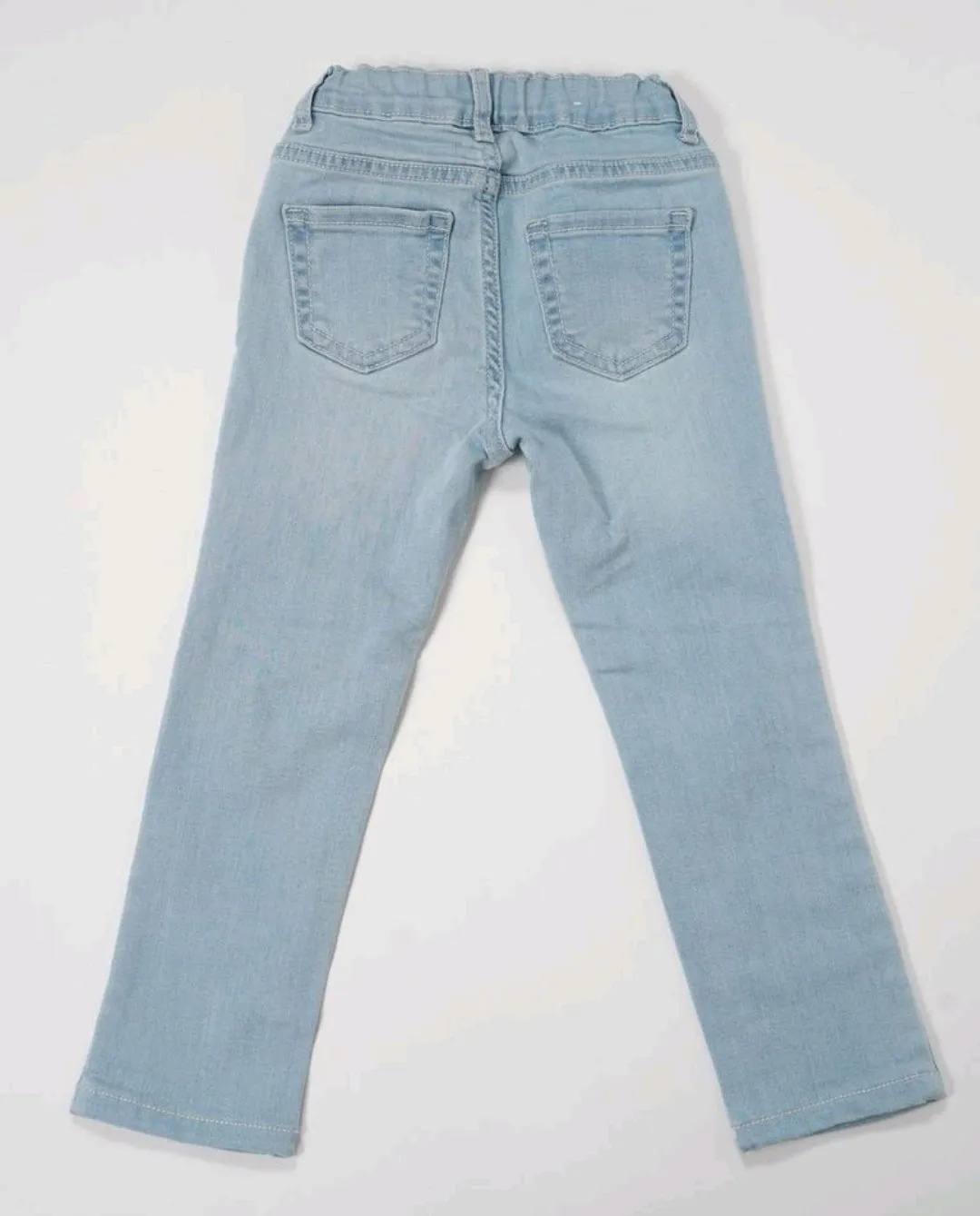 GIRL SIZE 4 YEARS - CHILDREN'S PLACE, Super Skinny Jeans, Embroidered Butterflies EUC B15