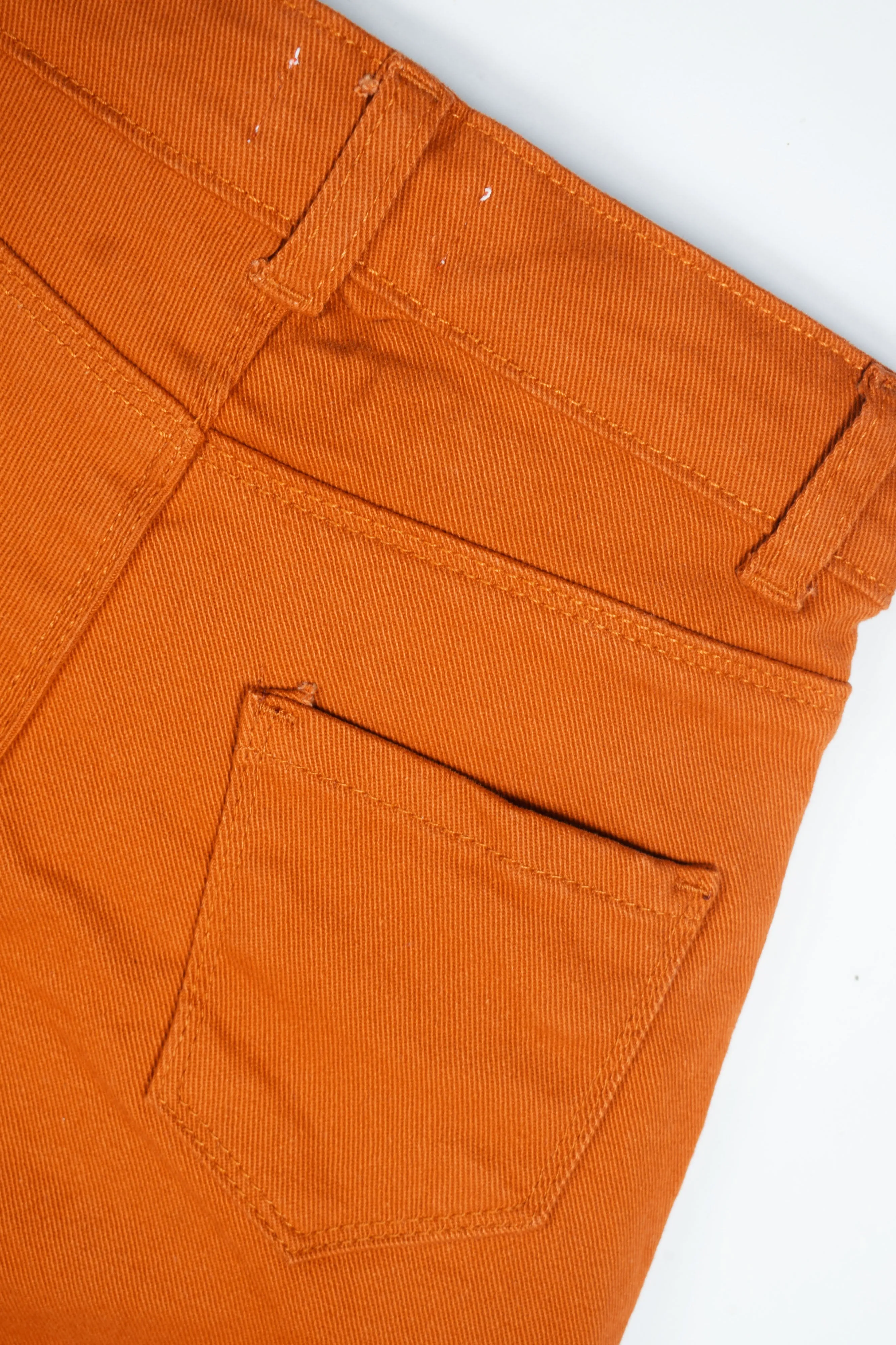 GIRL'S TWILL PENT EMB. - CHERRY