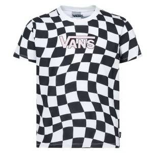 Girl's Youth Warped 66 Check Crew T-Shirt