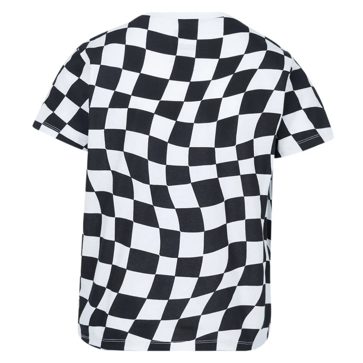Girl's Youth Warped 66 Check Crew T-Shirt