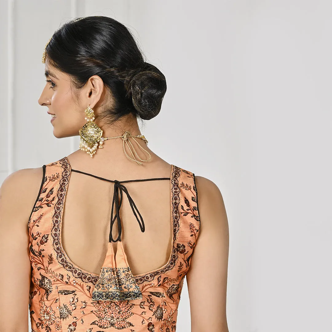 Gold Embroidered Lehenga Set