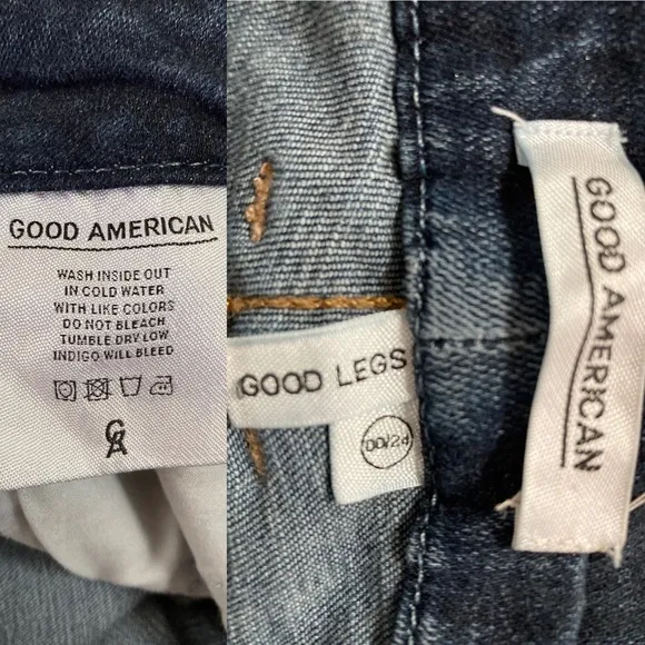 Good American Good Legs Skinny Jeans size 00/24