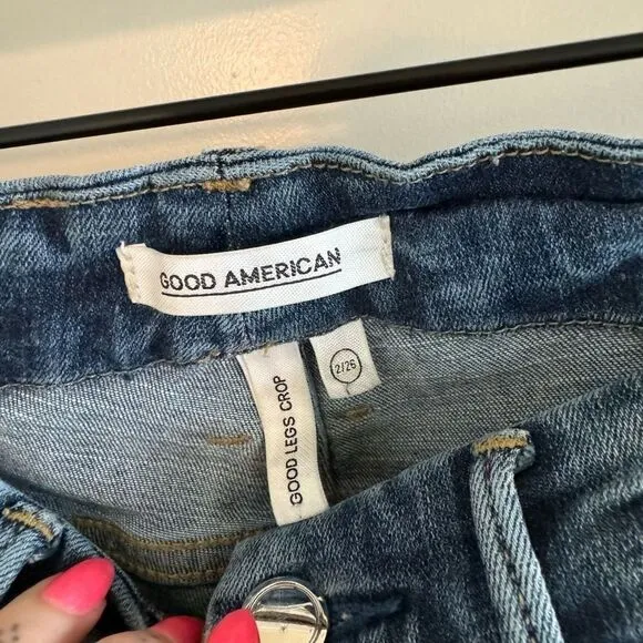 Good American Good Legs Crop Jeans