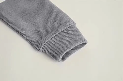 Haloumoning Grey Button V-Neck Tunic Top - Girls