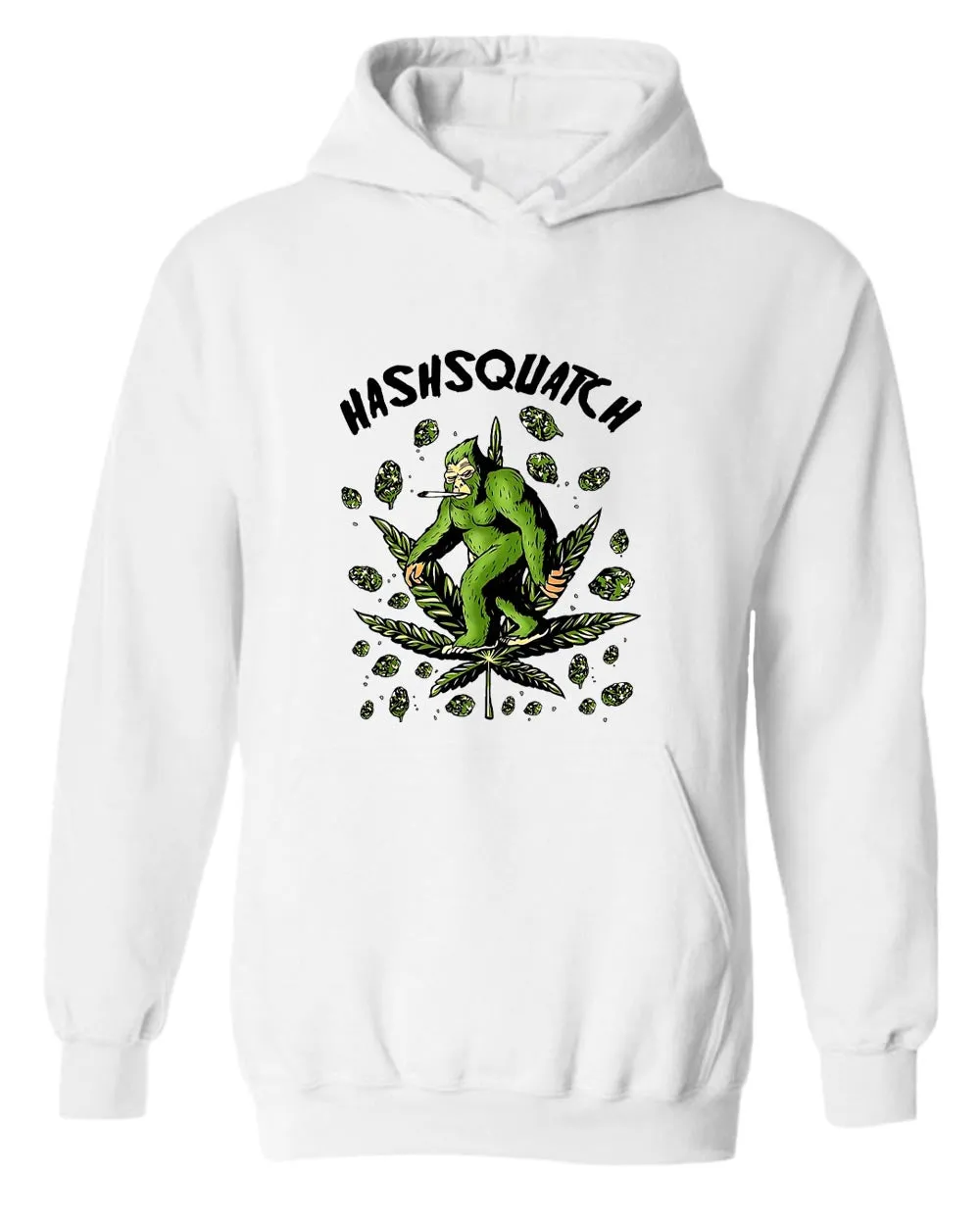 Hashquatch leaf hoodie