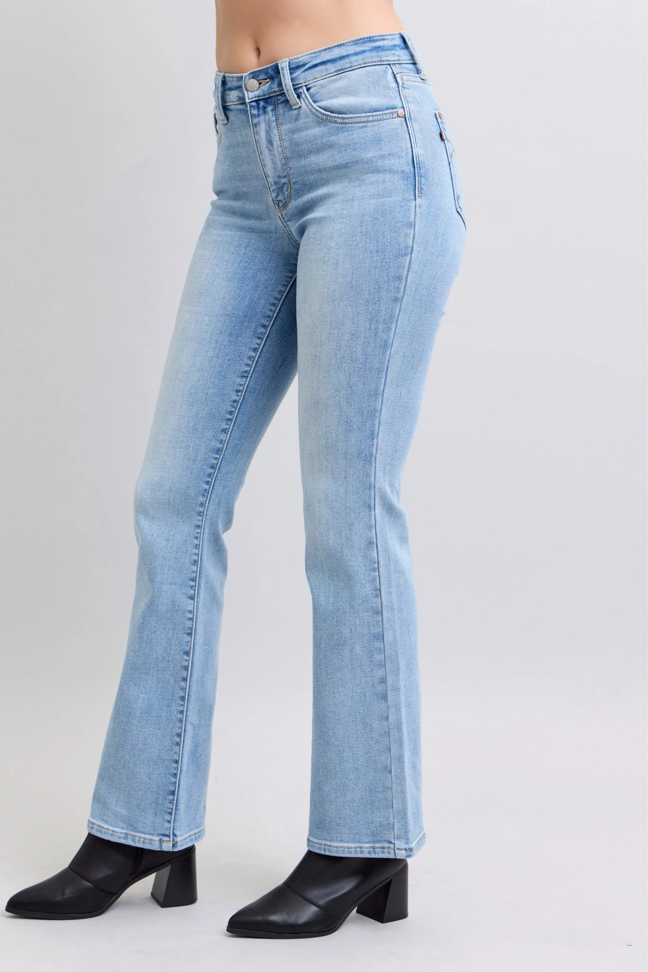 Hayes Judy Blue Thermal Bootcut Light Denim