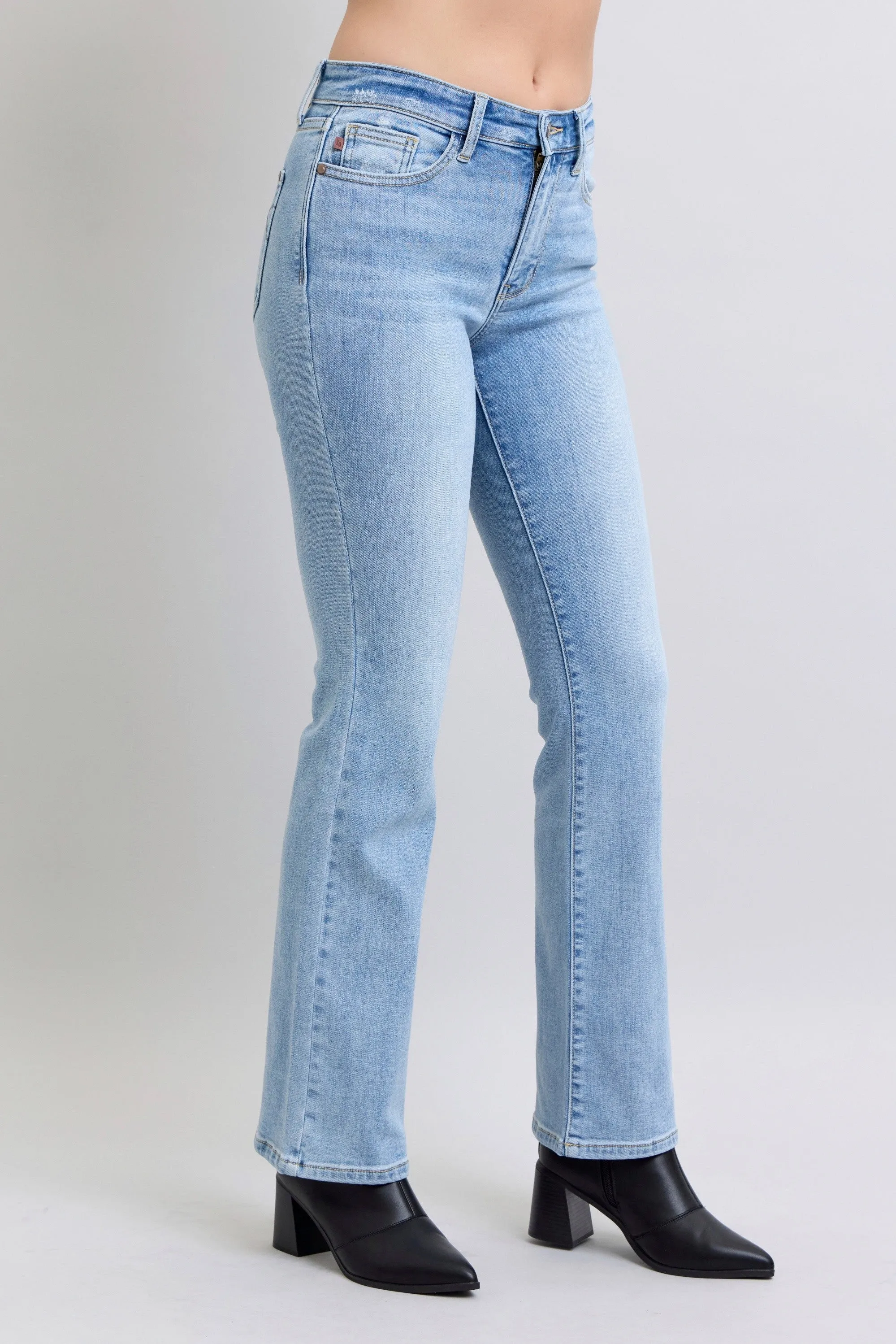 Hayes Judy Blue Thermal Bootcut Light Denim